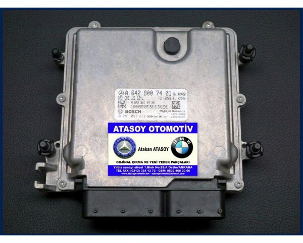 MERCEDES W222 S350D MOTOR BEYNİ 6429007401 6429007600 0281031612 0281019166 A6429007401 A6429007600